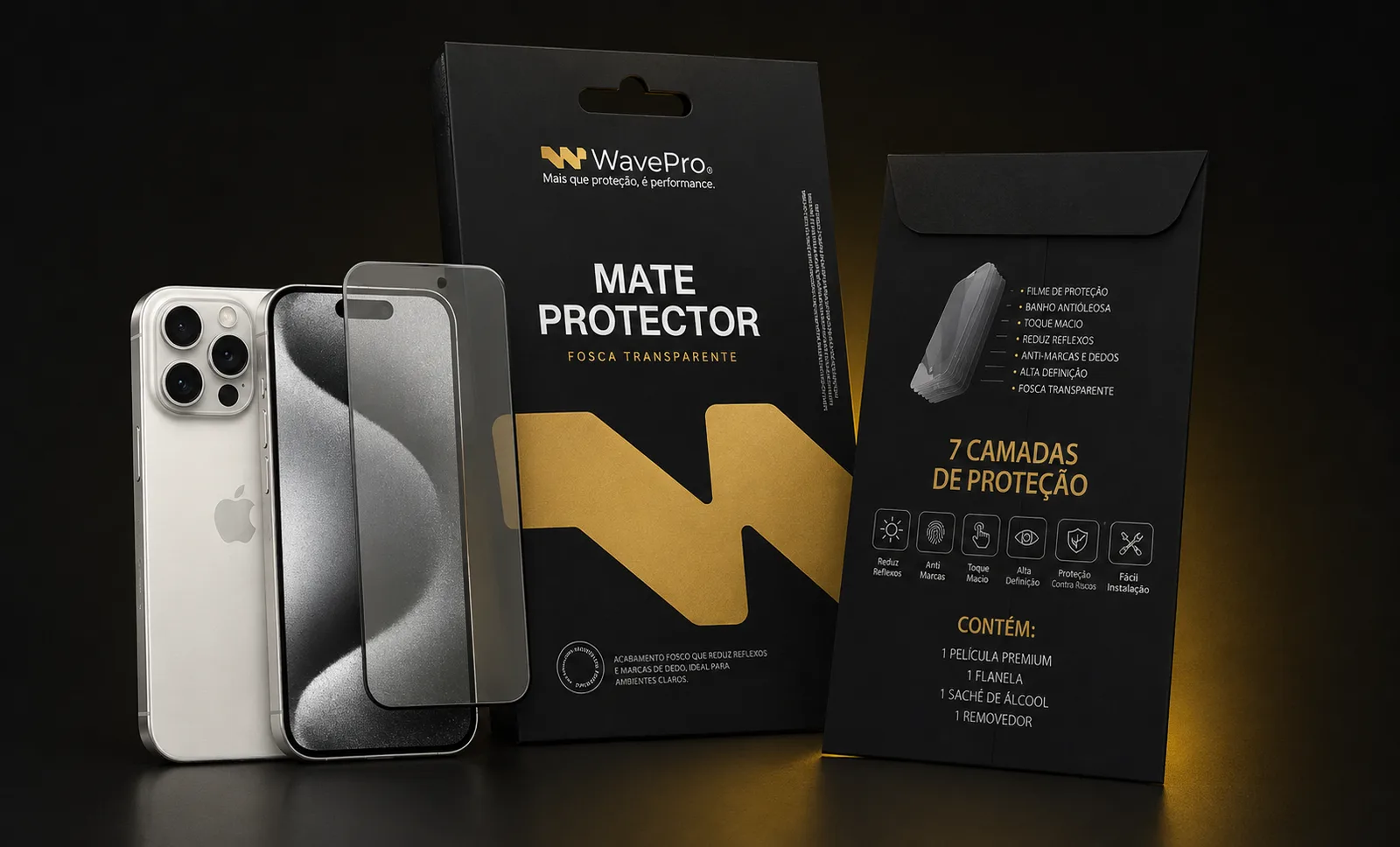 Mate Protector WavePro — Fosca transparente